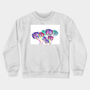 Pastel infrared roses Crewneck Sweatshirt